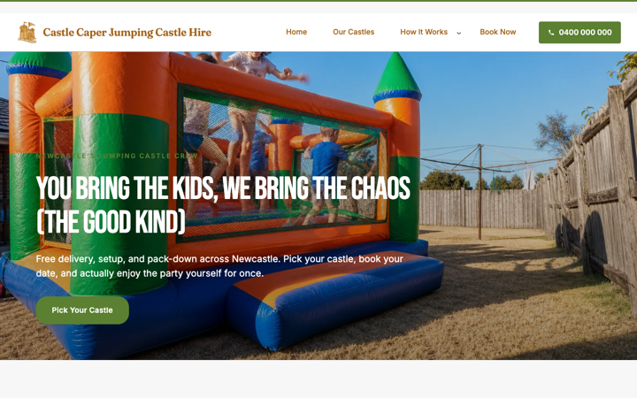 Castle Caper Hire